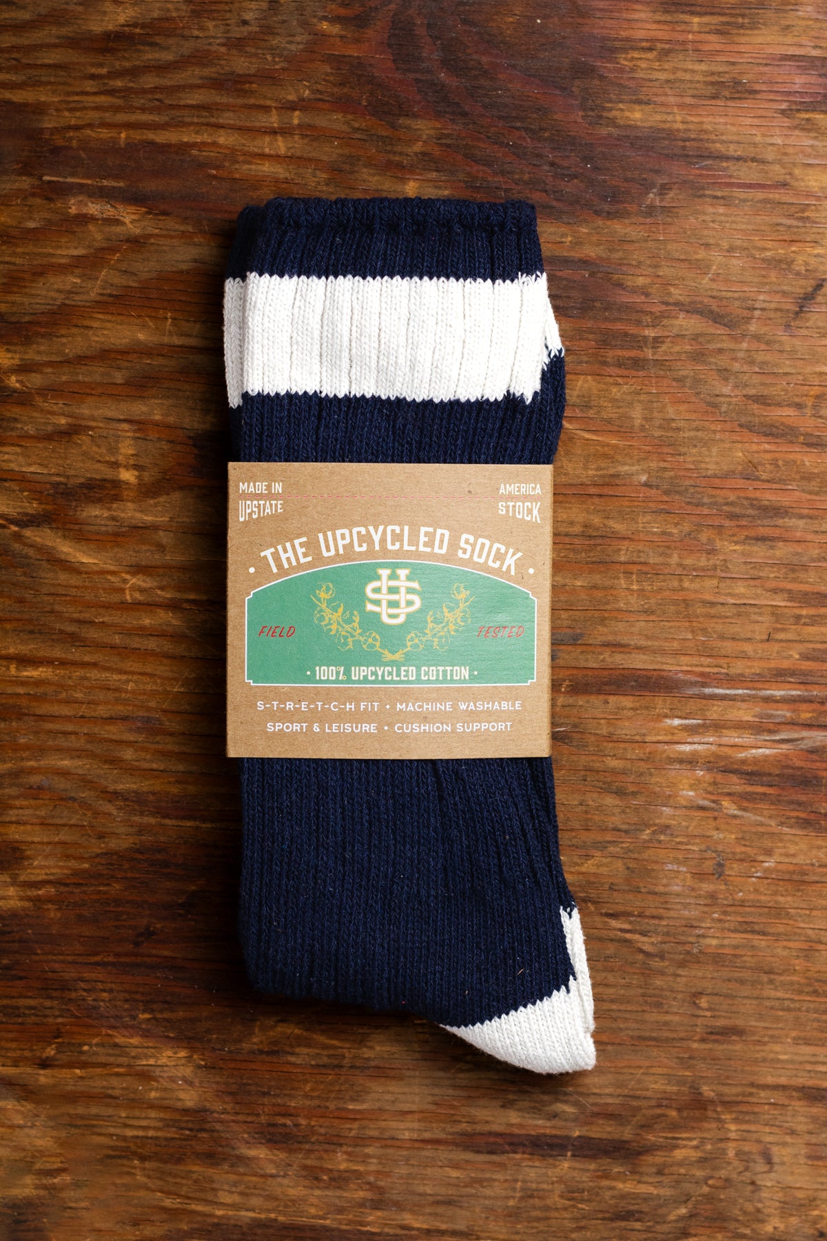 The Upcycled Sock - Navy