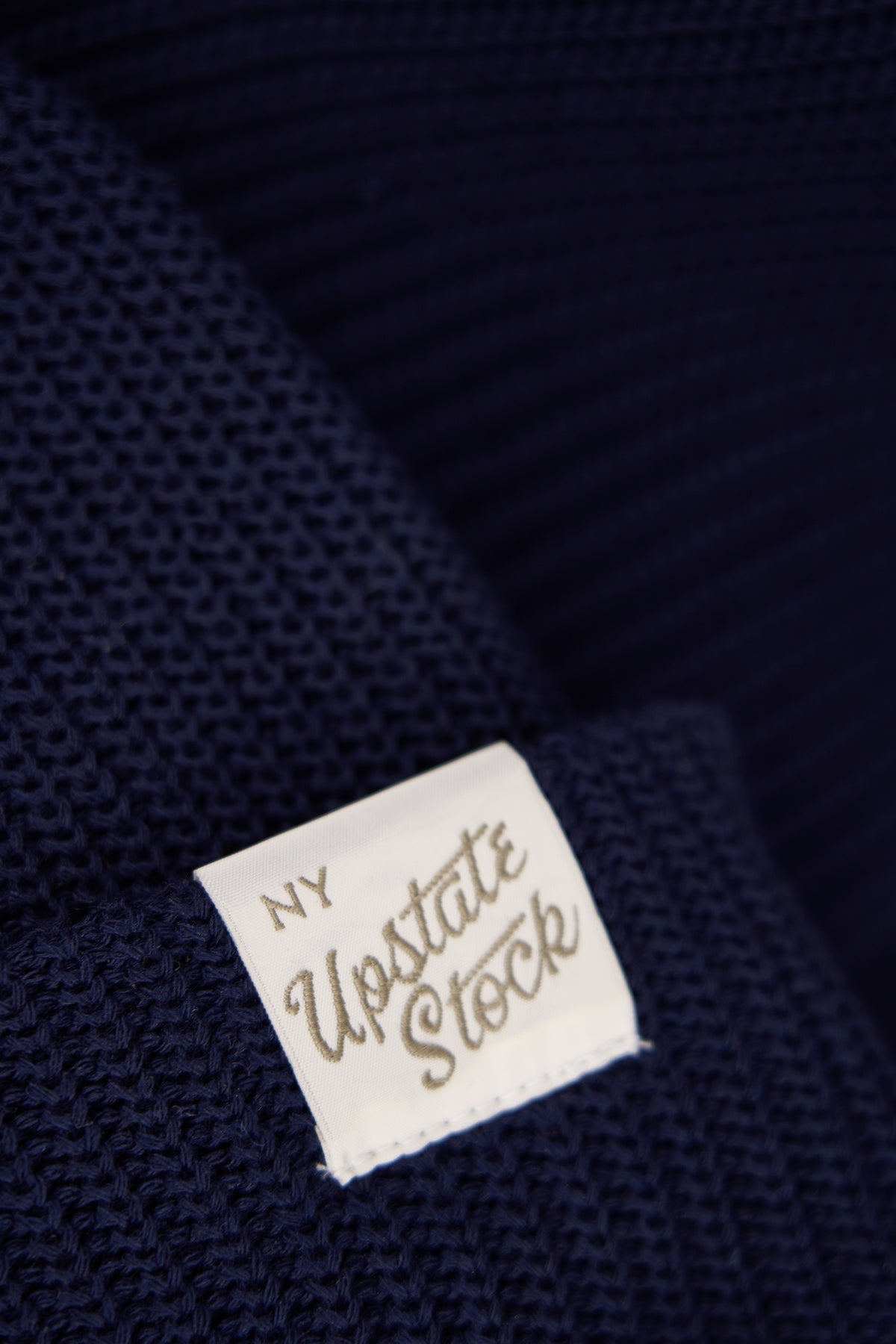 Navy Upcycled Wool Watchcap