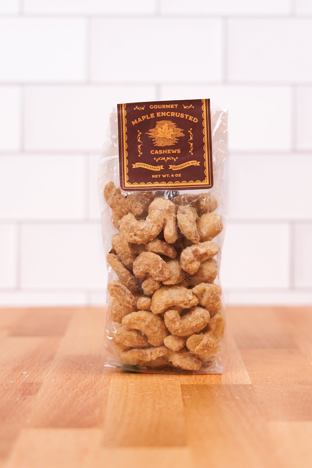 Upstate Stock Maple Collection - ALMONDS, CASHEWS, PEANUTS, and WALNUTS