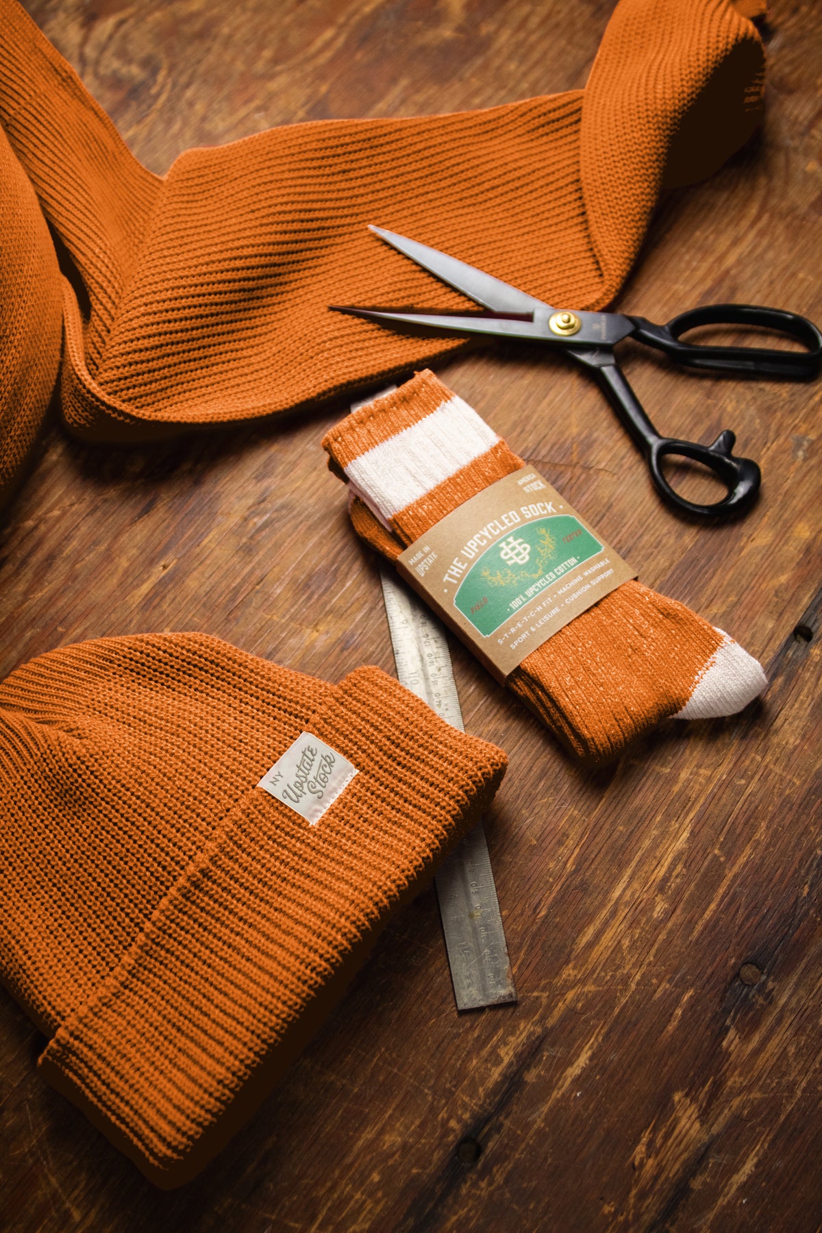 The Upcycled Sock - Ochre