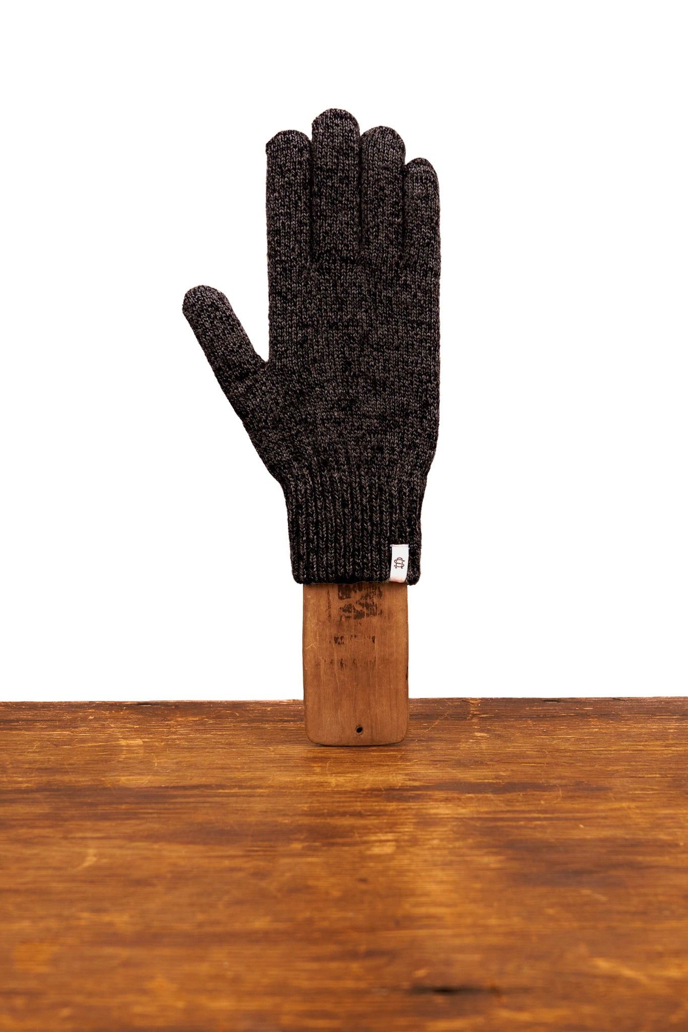 Melange Ragg Wool Full Glove