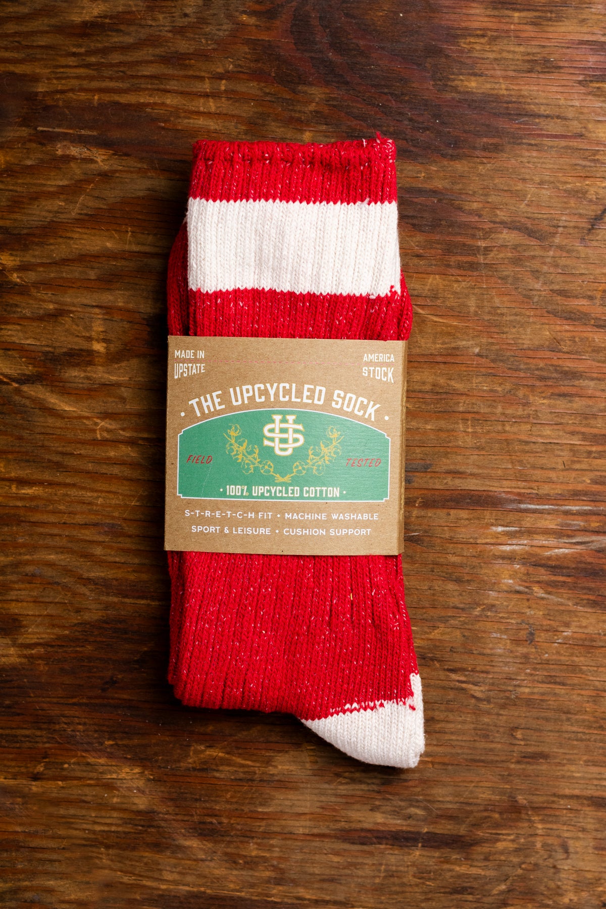 The Upcycled Sock - Cherry Red