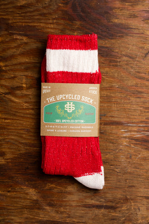 The Upcycled Sock - Cherry Red