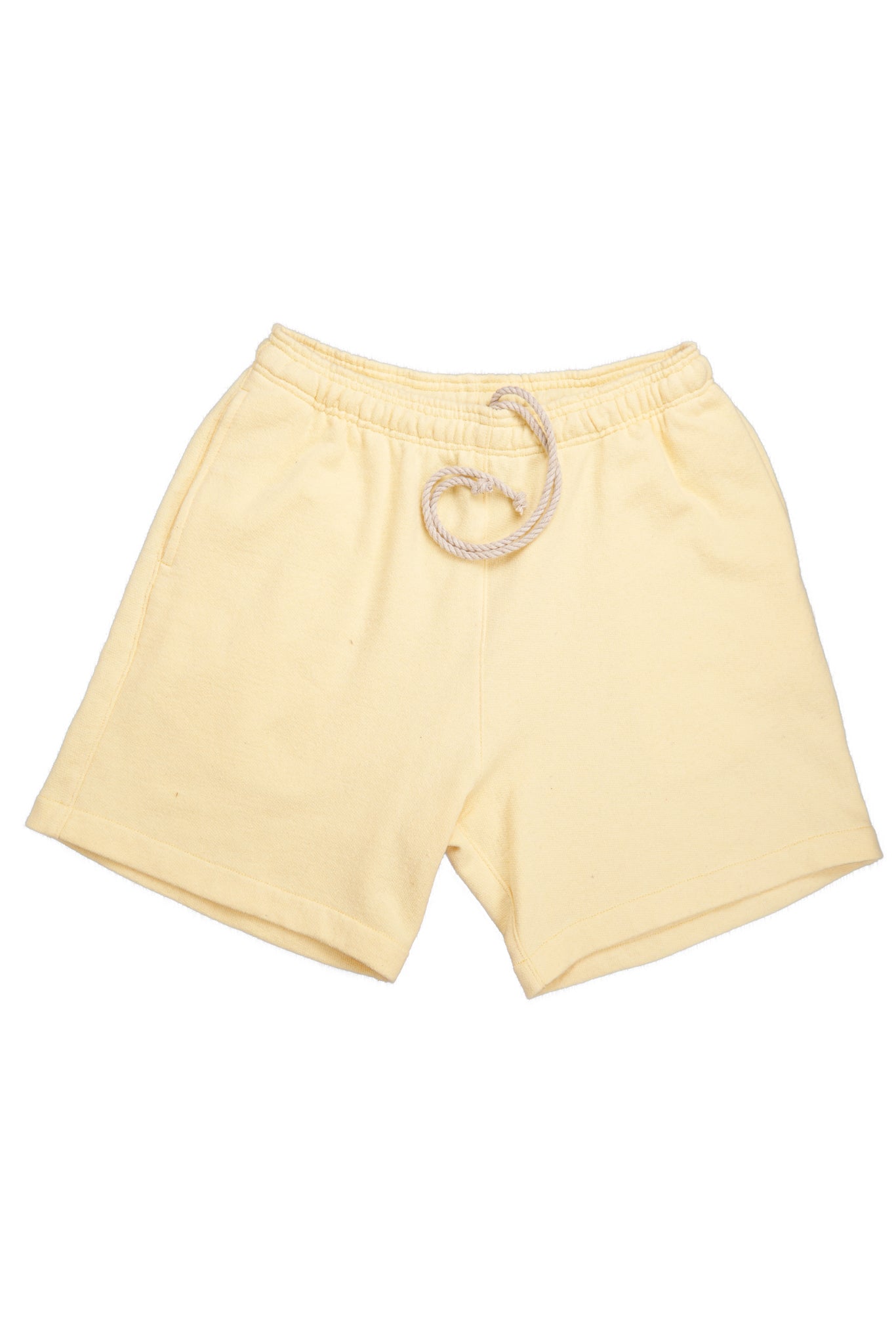 The Standard Short Upcycled Cotton Terry  - Yellow Thistle