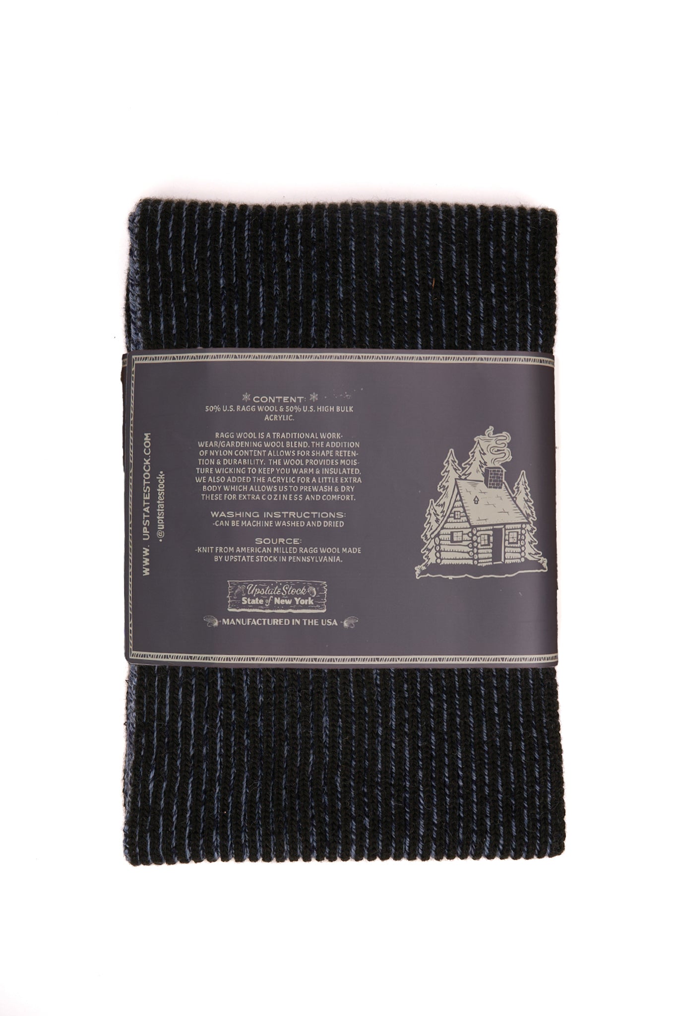 New Sky Melange Ragg Wool Scarf