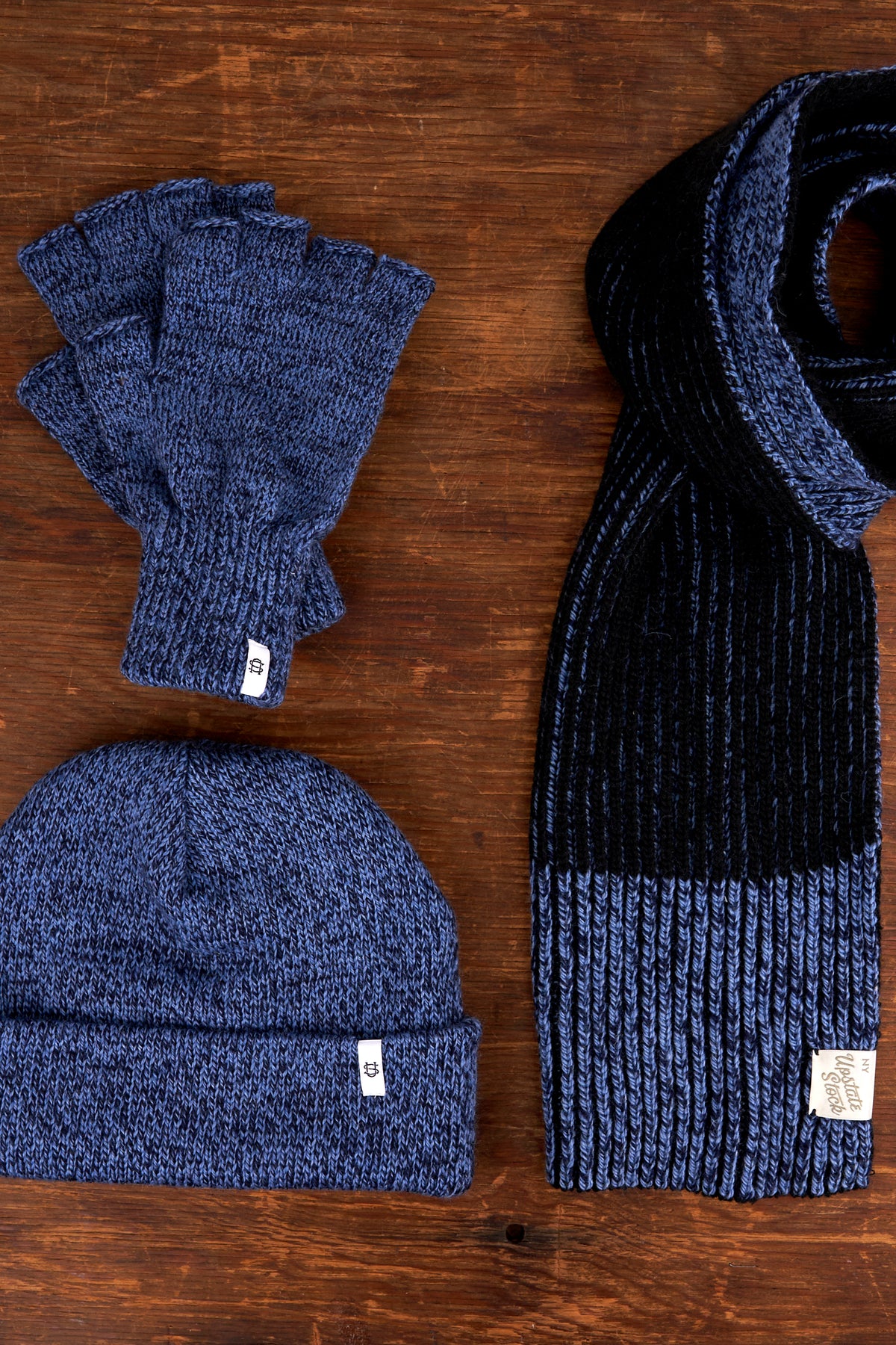 NEW Sky Melange Melange Ragg Wool Beanie