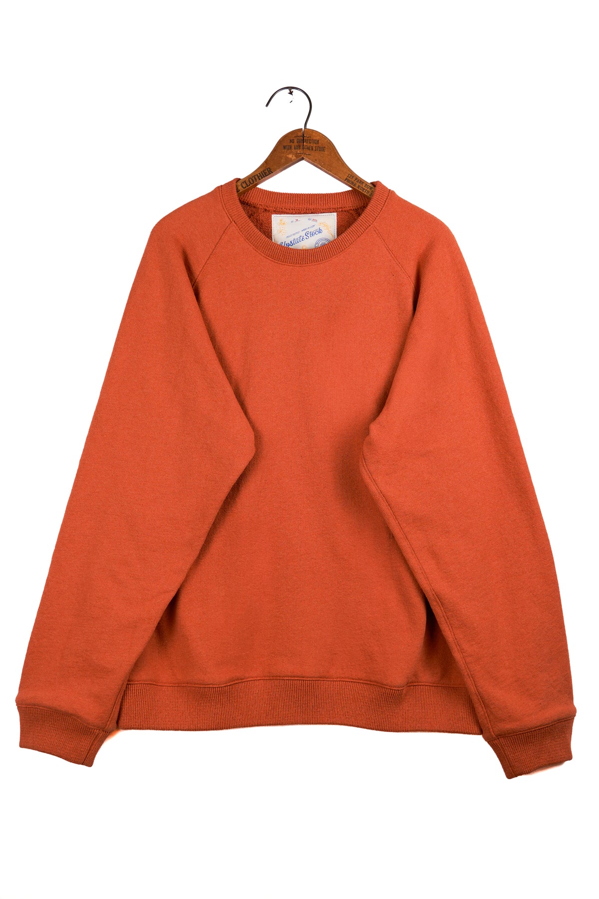Amagansett Beach Upcycled Terry Cotton Sweater - Spice