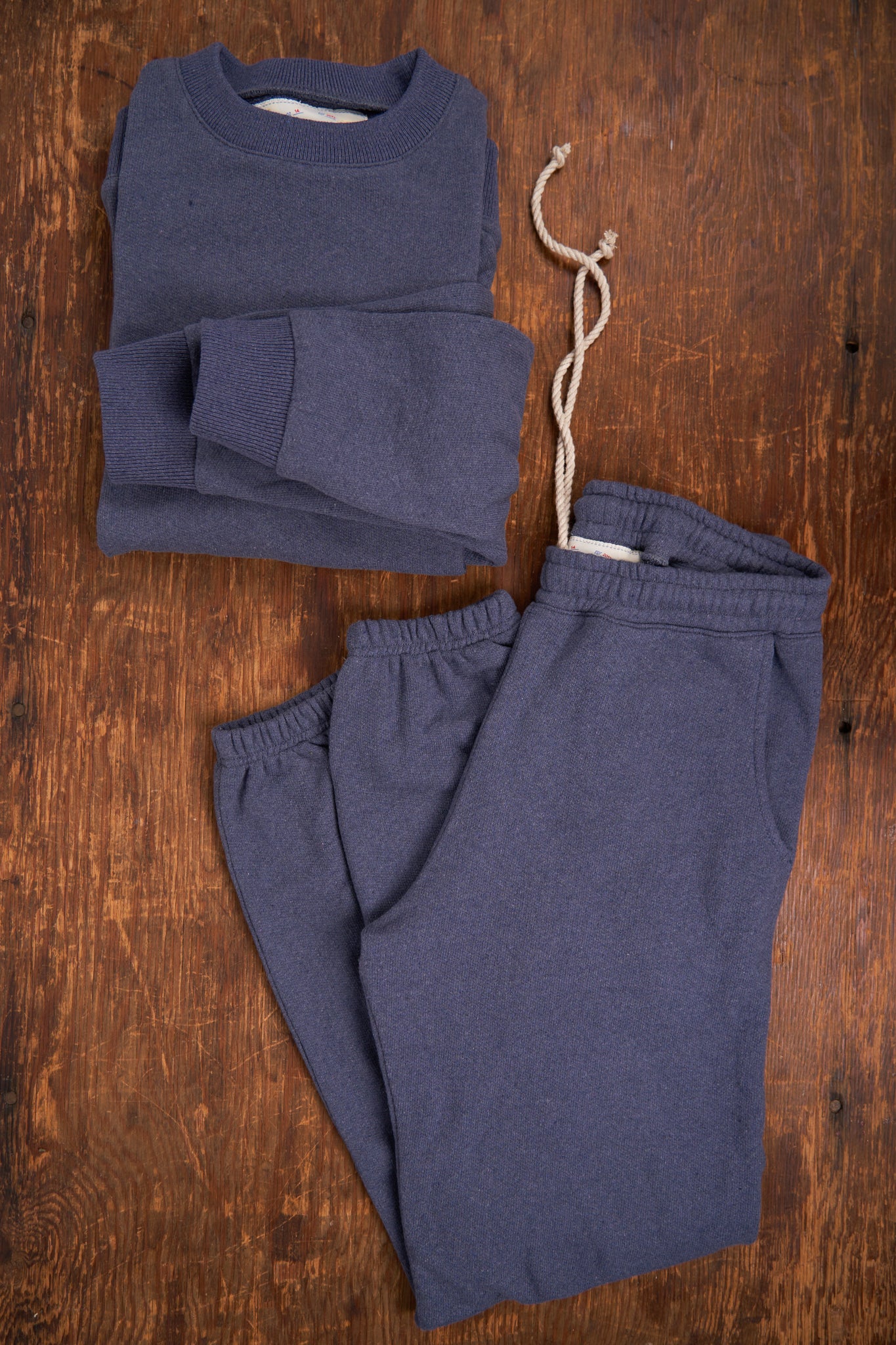 The Cragsmoor Upcycled Cotton Lightweight Terry Sweater - Quarry