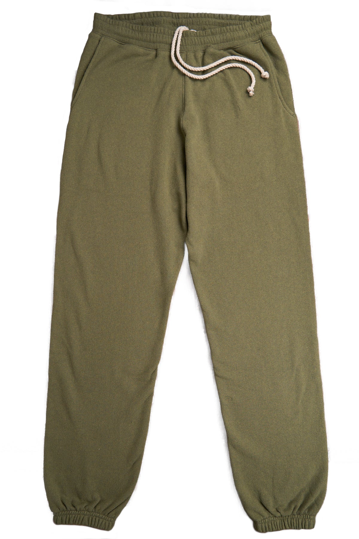The Cragsmoor Upcycled Cotton Lightweight Terry Sweatpant - Thicket Green