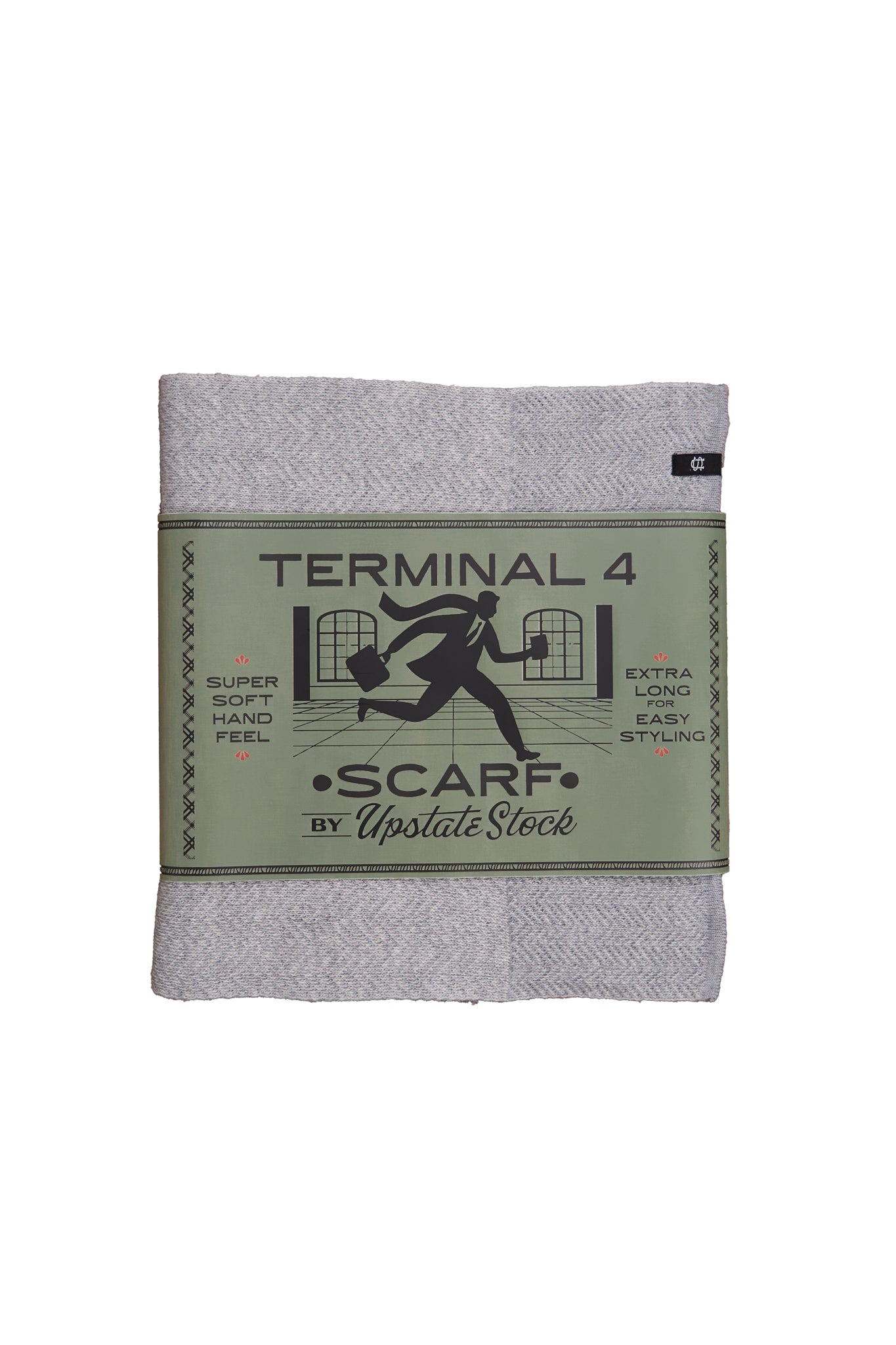 NEW Fog Merino Wool and Recycled PET Terminal 4 Scarf