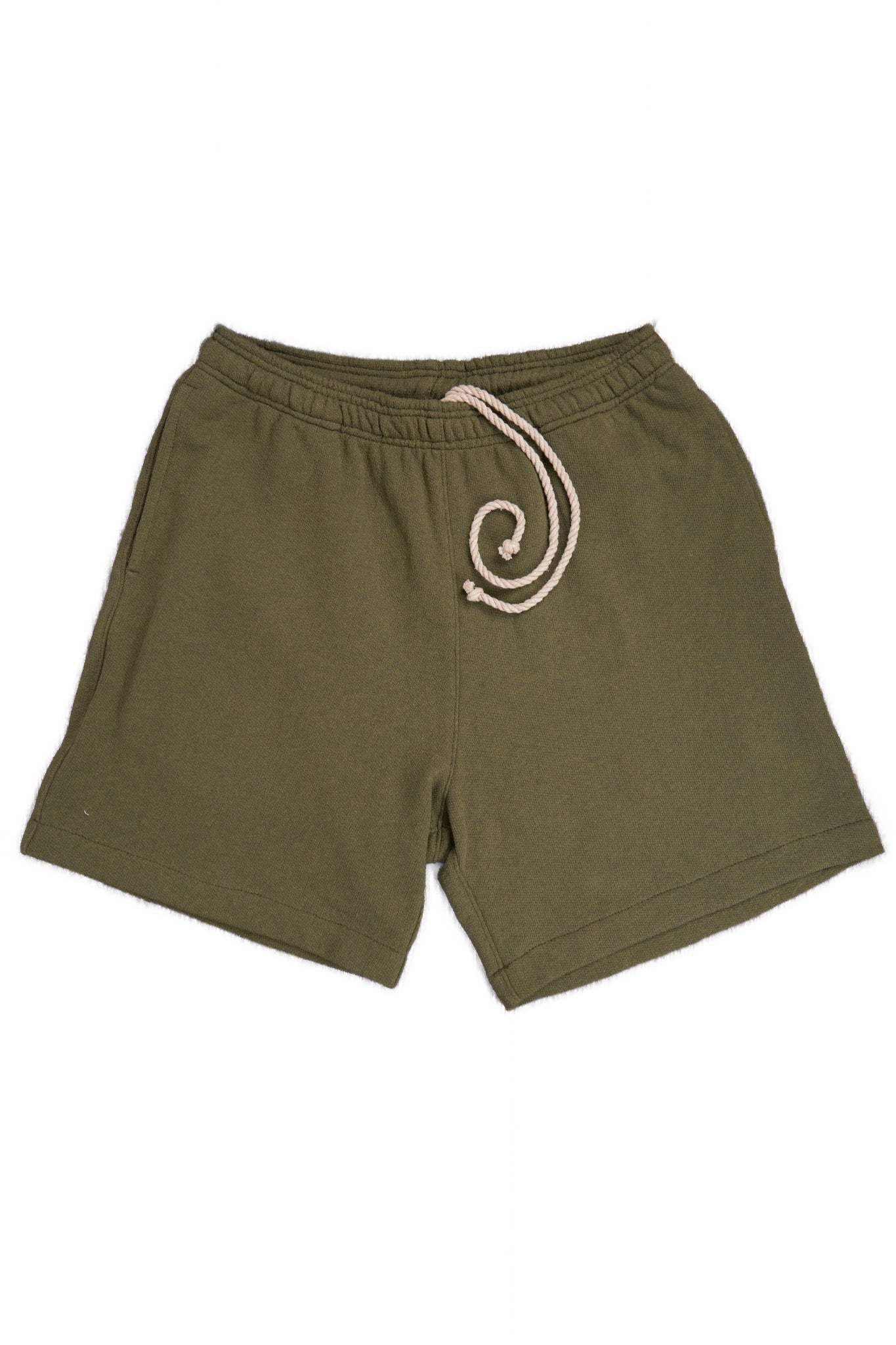 The Standard Short Upcycled Cotton Terry  - Thicket Green