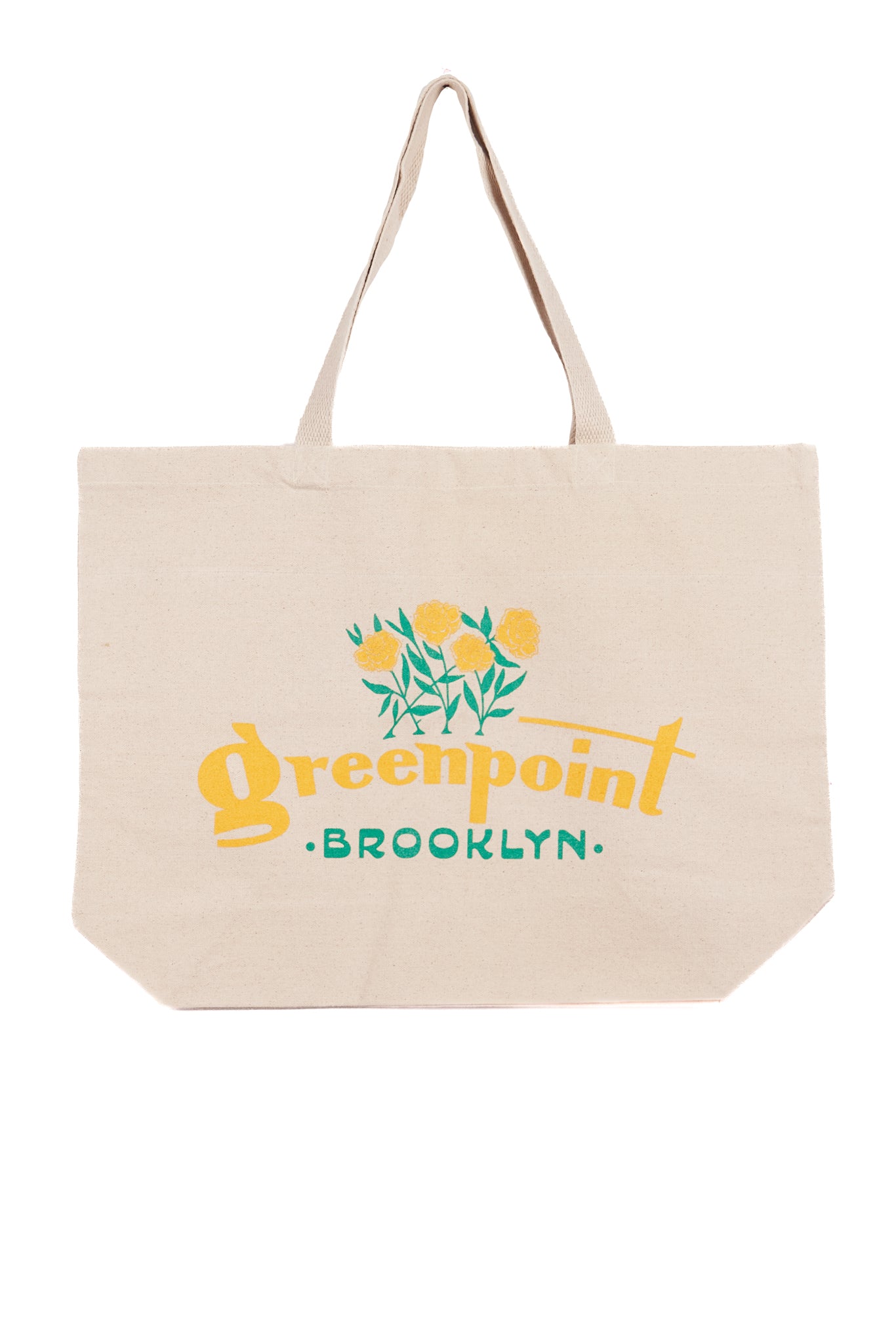 Large Tote Bag - GREENPOINT FLOWERS