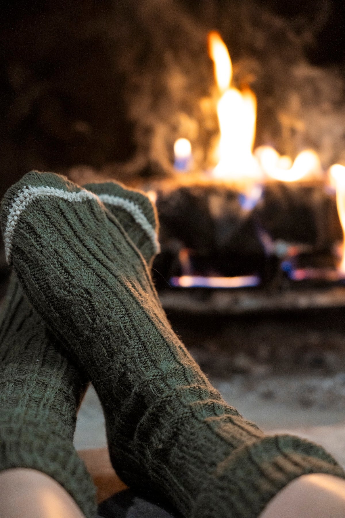 The Merino Fancy Sock - BRUNSWICK GREEN