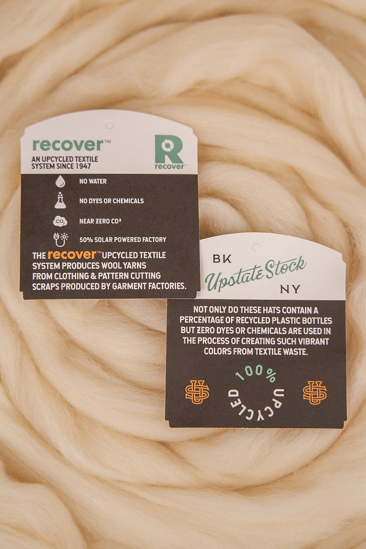 Shades of Grey Upcycled Wool Watchcap