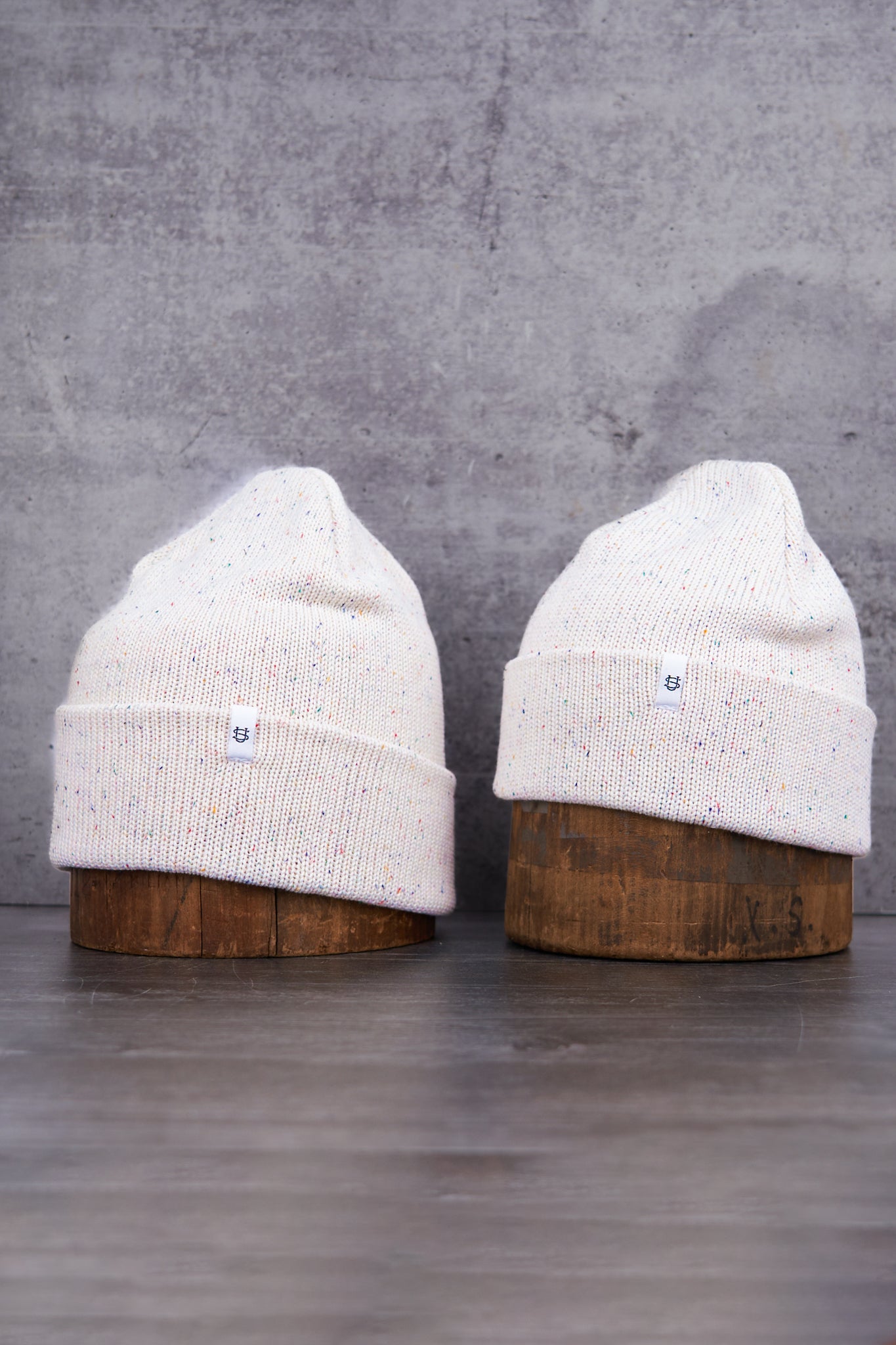 Confetti Easy Fit Fine Gauge Upcycled Cotton Beanie - S/M and L/XL