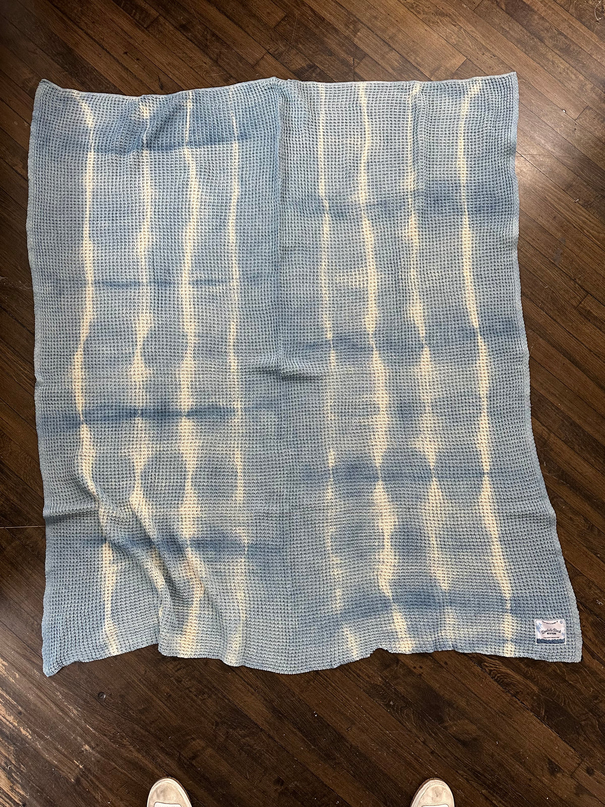 Deadstock Hand Dyed Indigo Blanket - Blanket #22