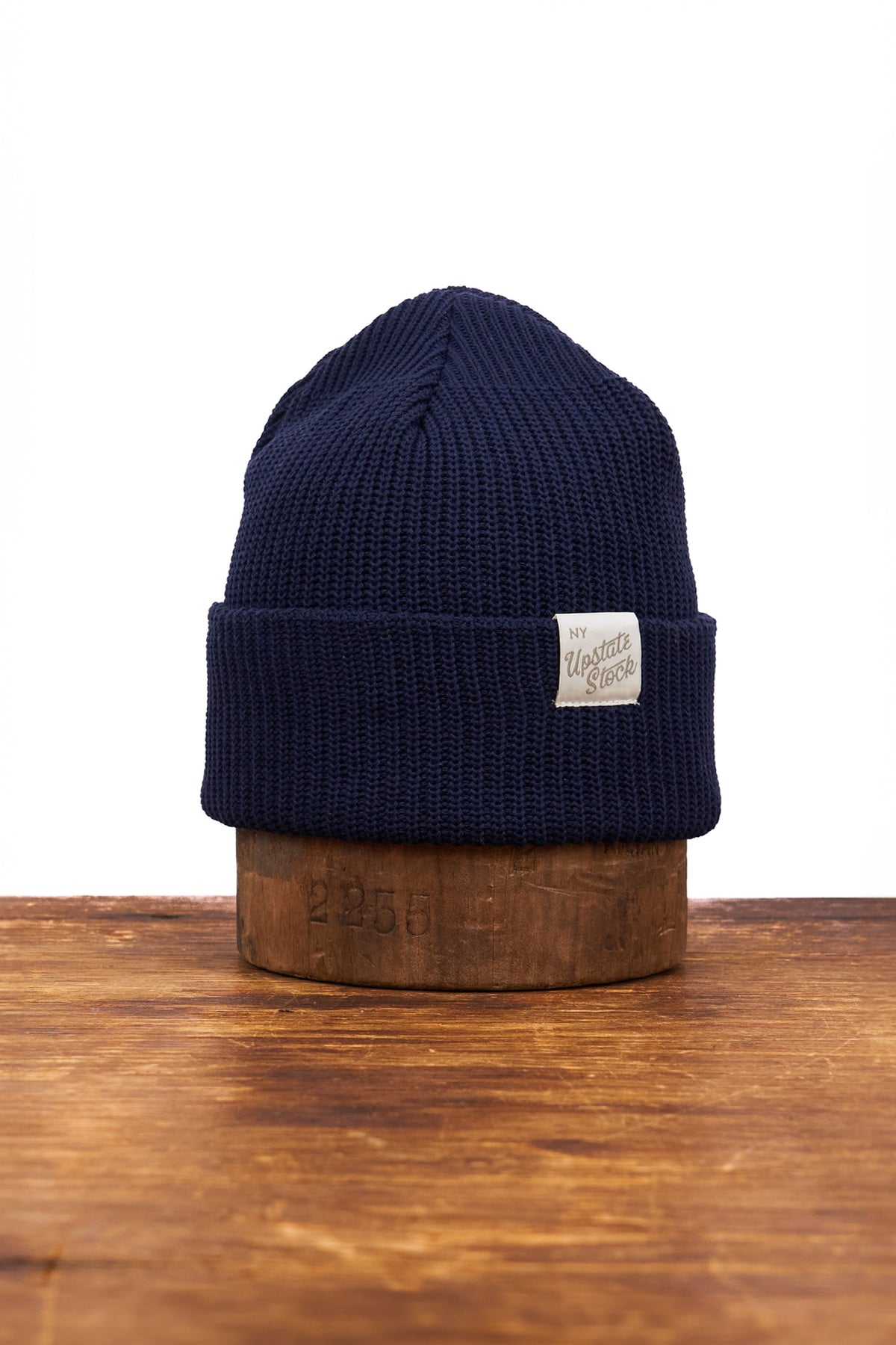 Navy Upcycled Wool Watchcap