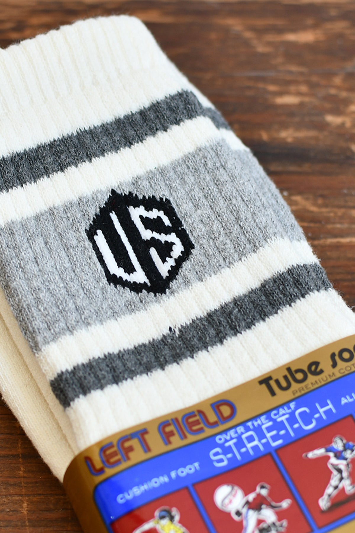 Left Field x U.S. Super Plush Tube Sock - Grey