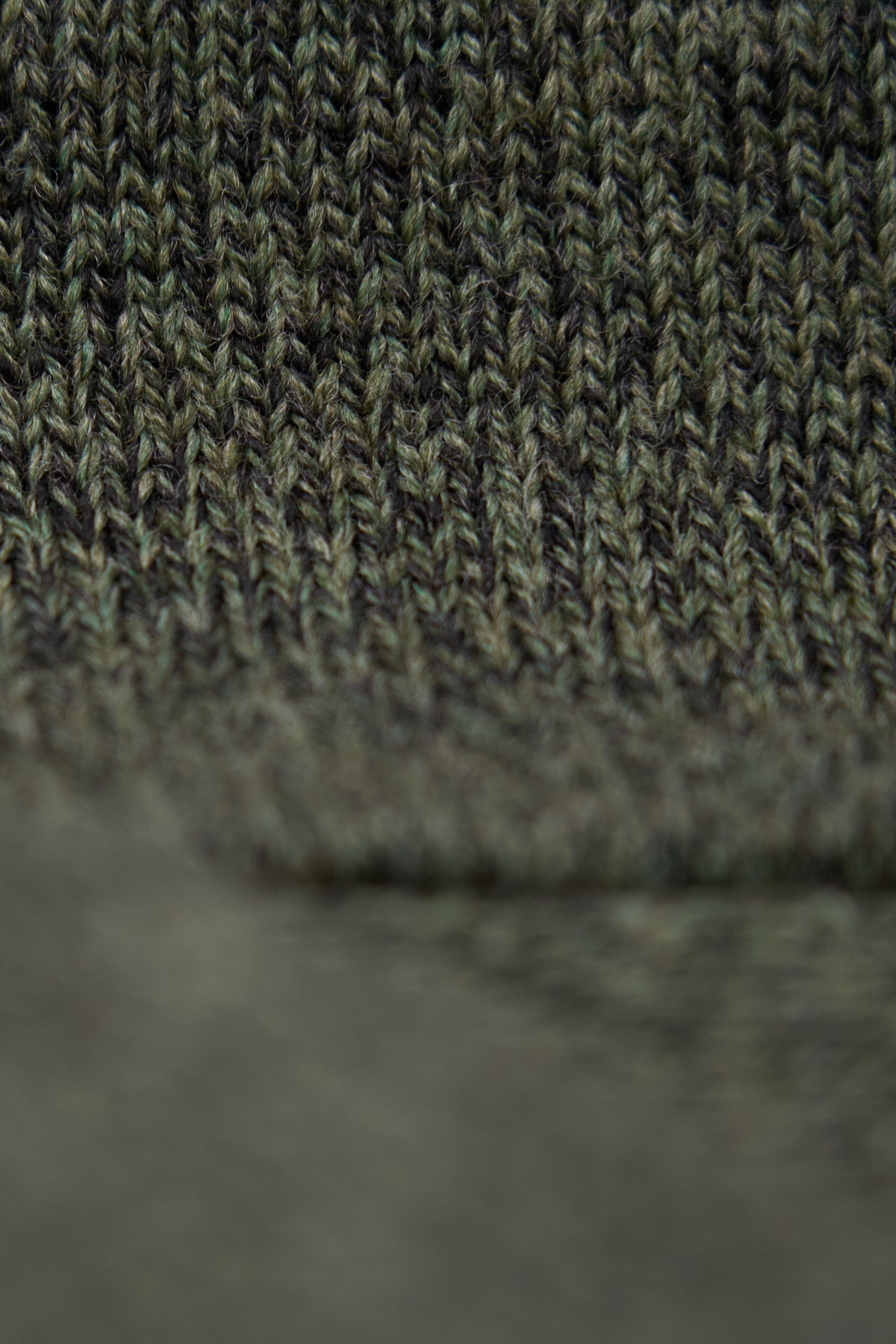 Dark Melange Ragg Wool Beanie