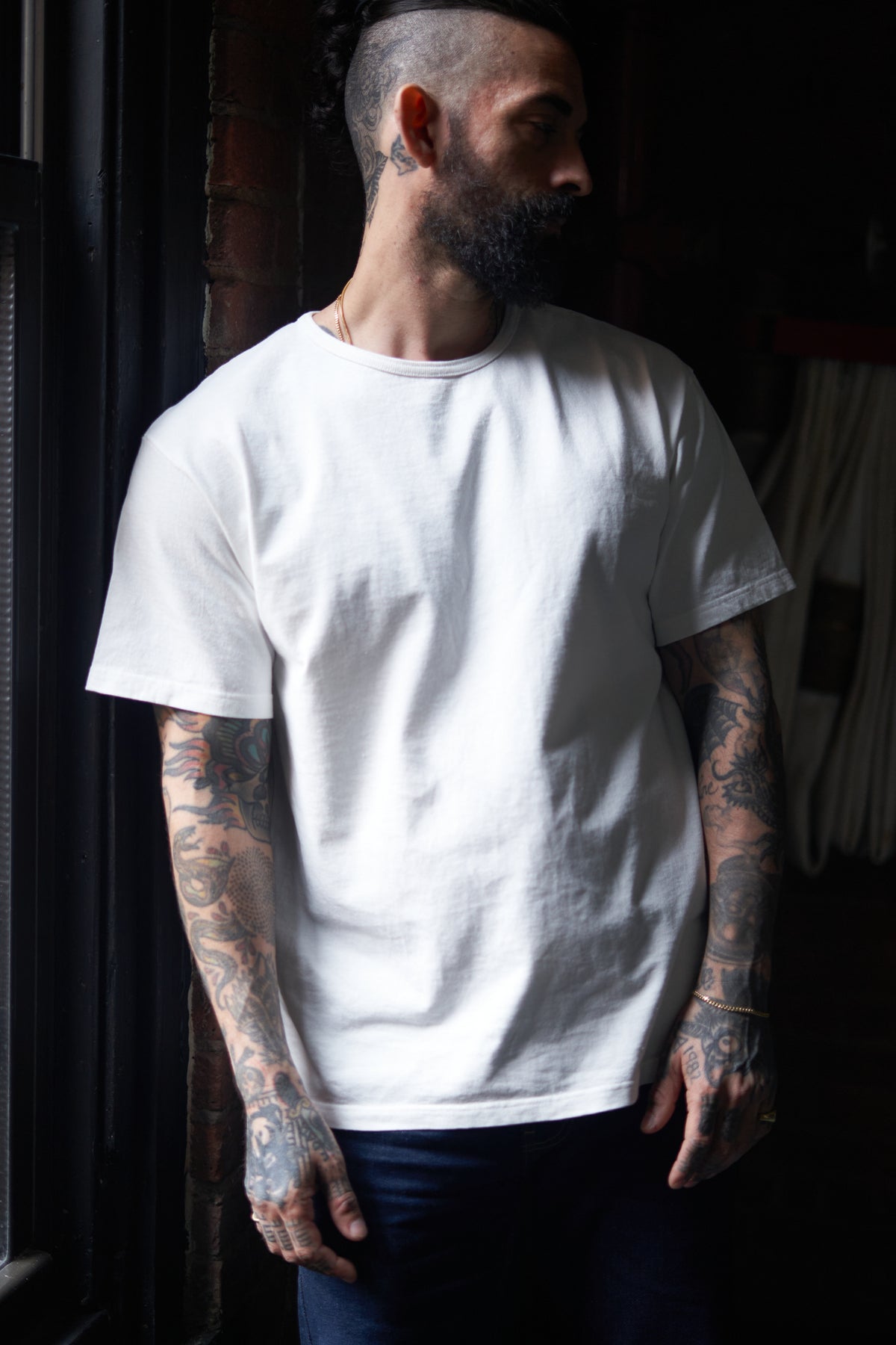 The 50/50 Shirt - CLASSIC TEE - Bleached White