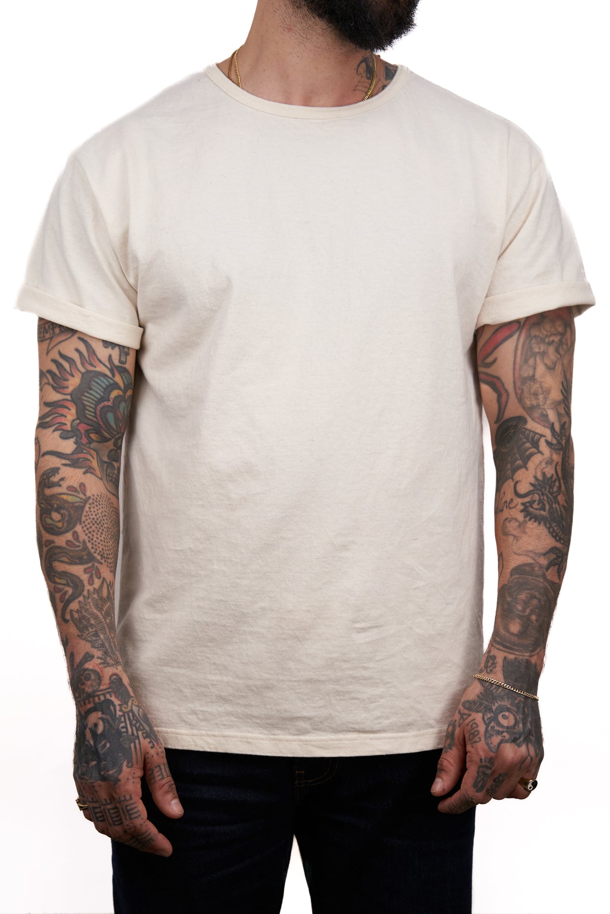 The 50/50 Shirt - CLASSIC TEE - Natural Scour