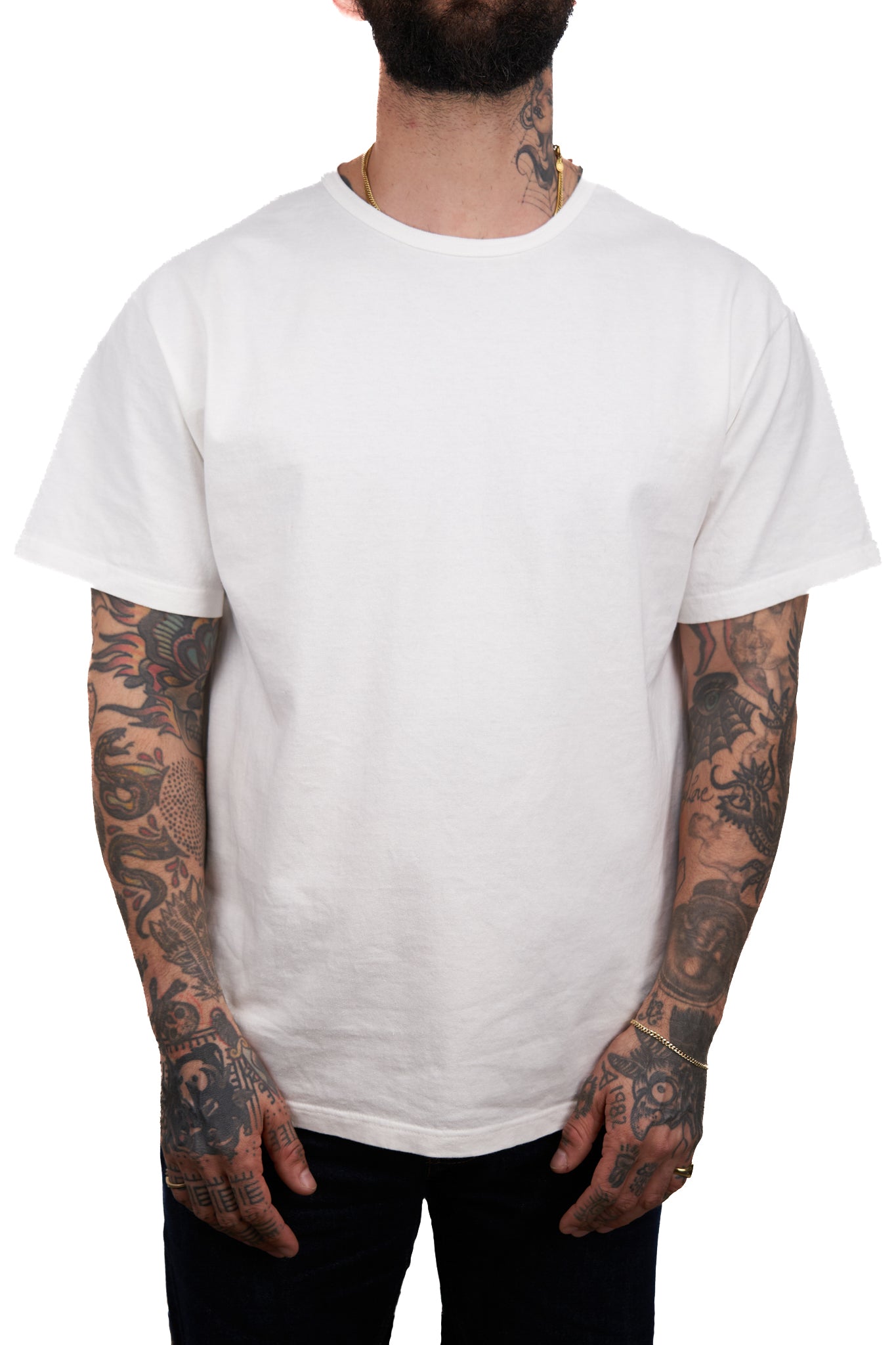The 50/50 Shirt - CLASSIC TEE - Bleached White – UPSTATE STOCK