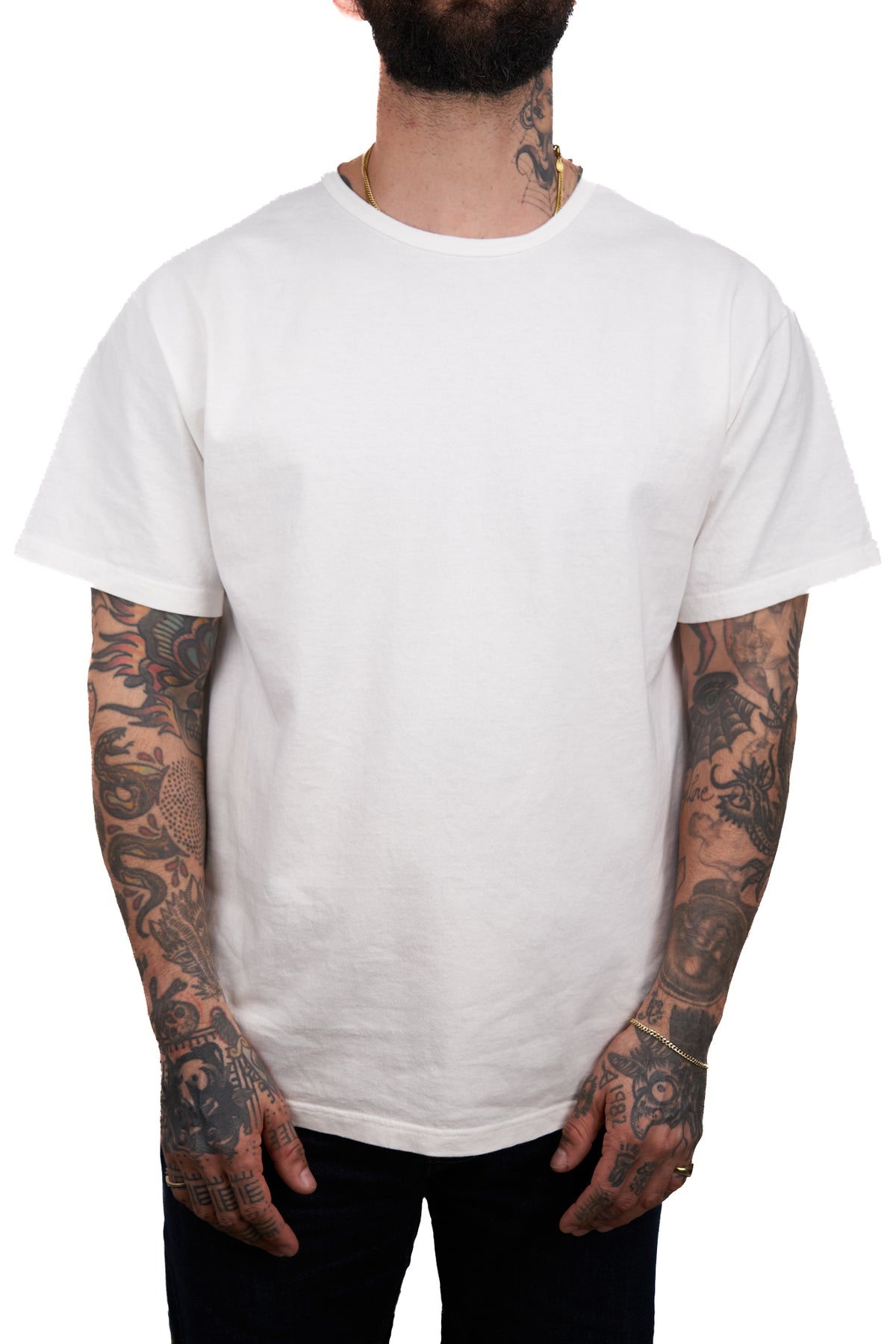 The 50/50 Shirt - CLASSIC TEE - Bleached White