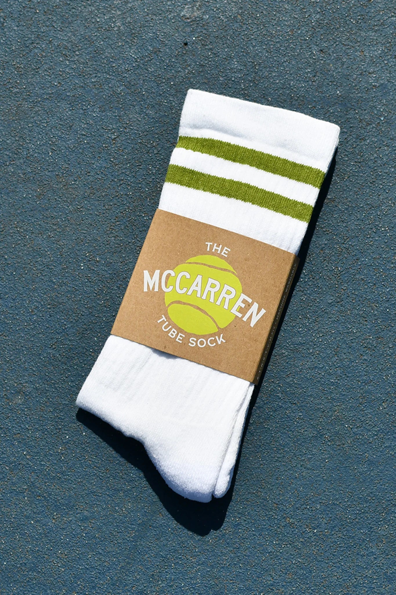 The McCarren Tube Sock - Green Stripe