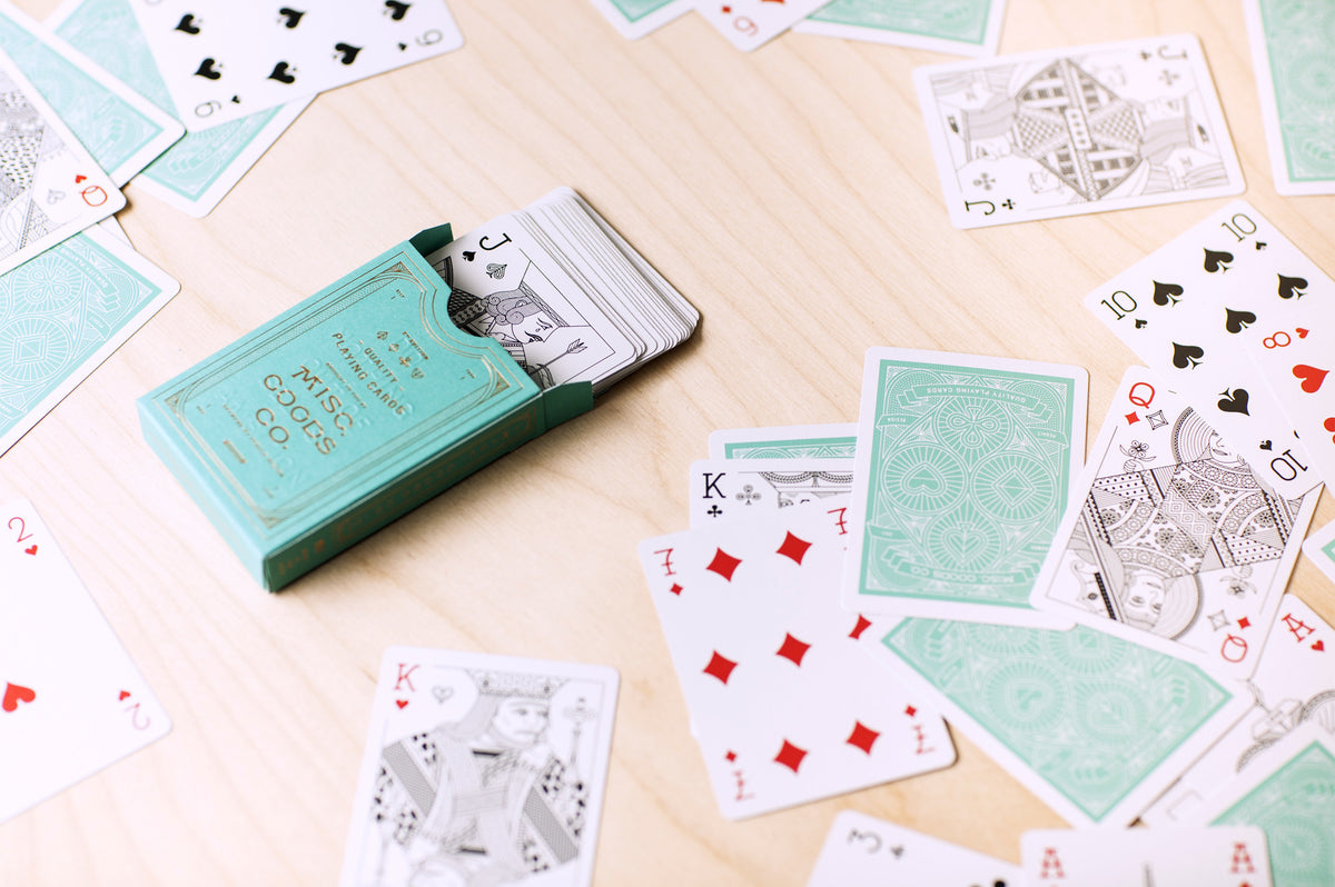 Playing Cards Green Deck