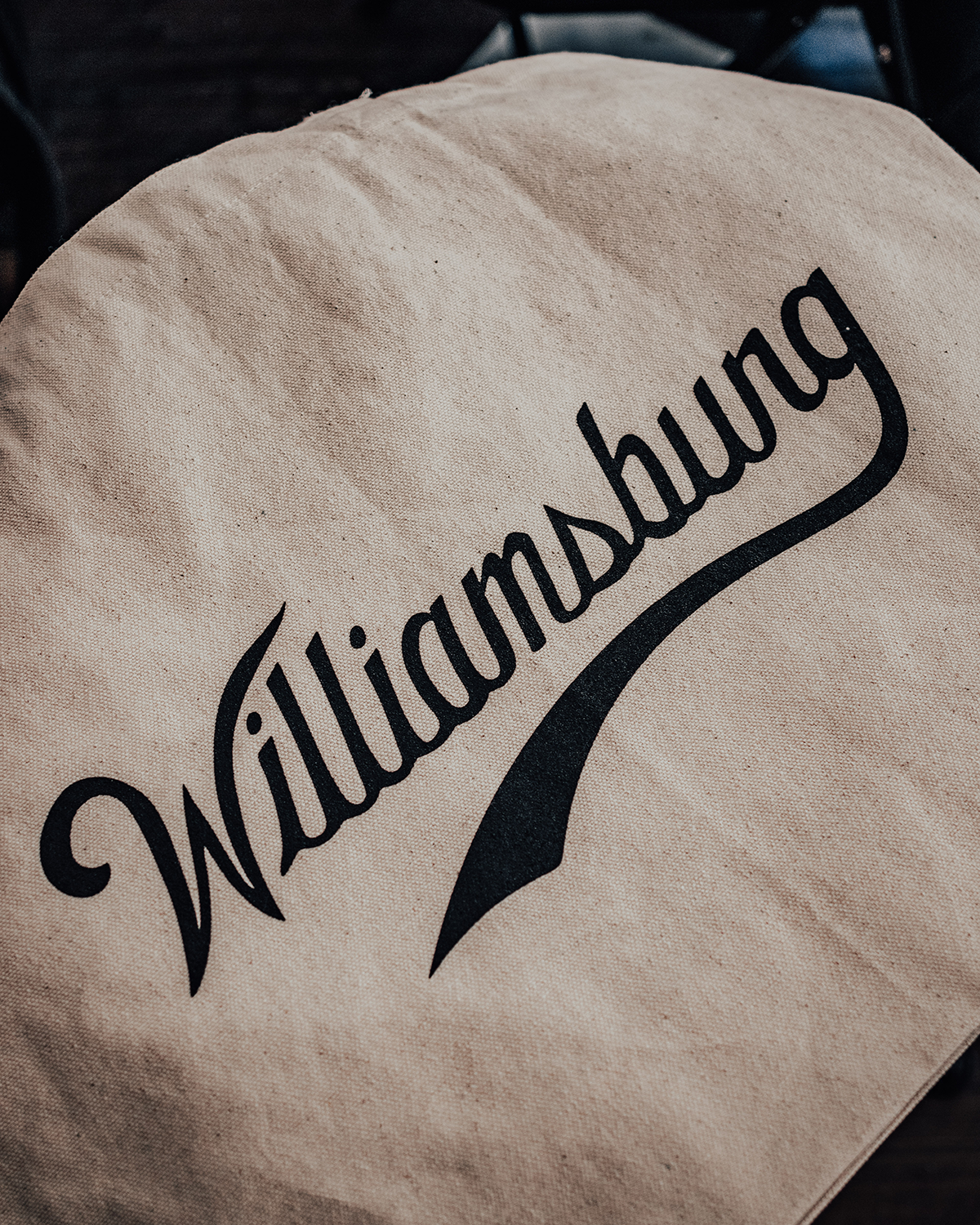 Large Tote Bag - WILLIAMSBURG MAP