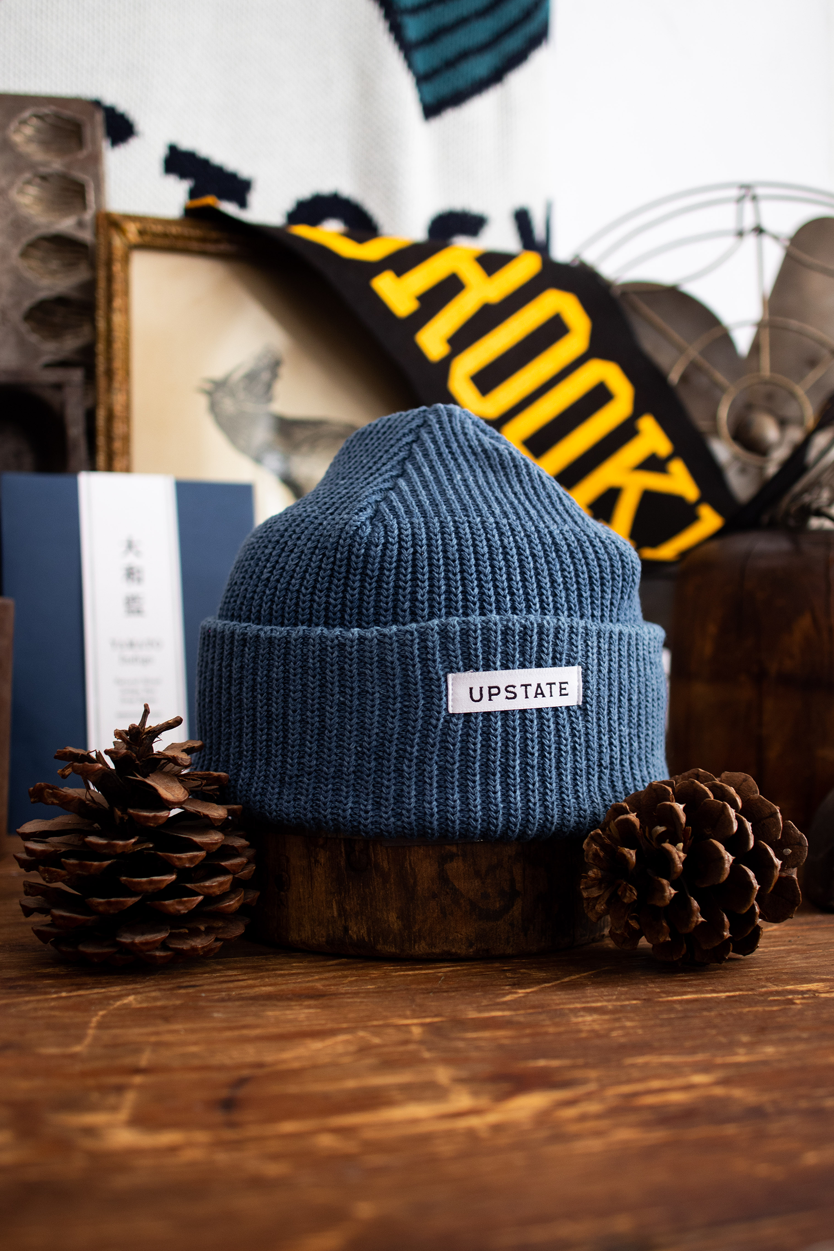 Yamato Indigo Dyed Upcycled Cotton Watchcap