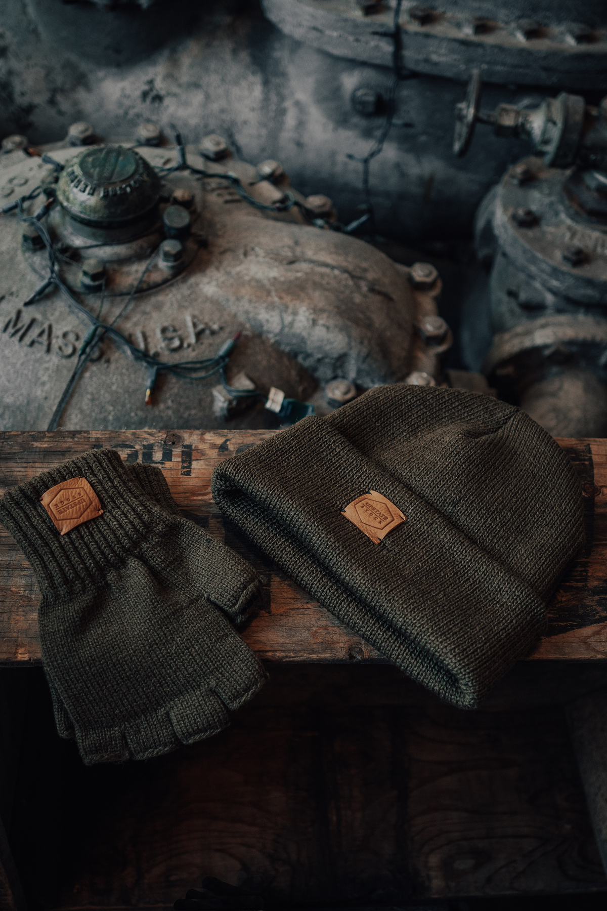 Moss Merino Wool Beanie I