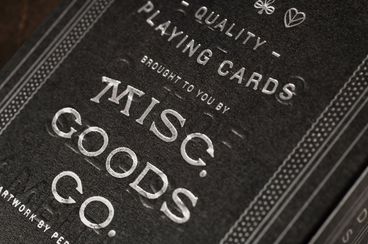 Playing Cards Black Deck
