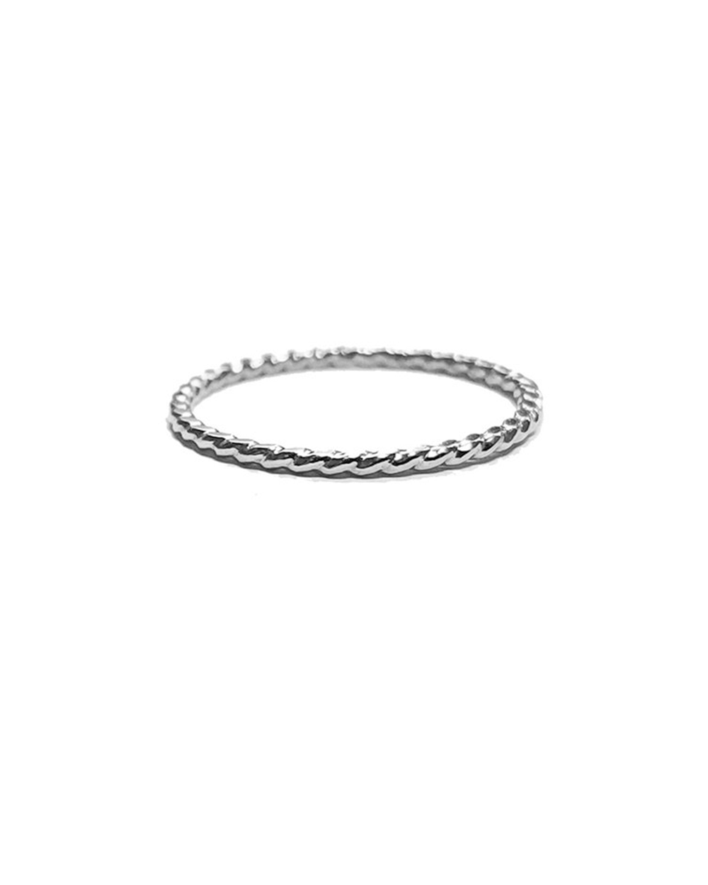 Twisted Sterling Silver Ring