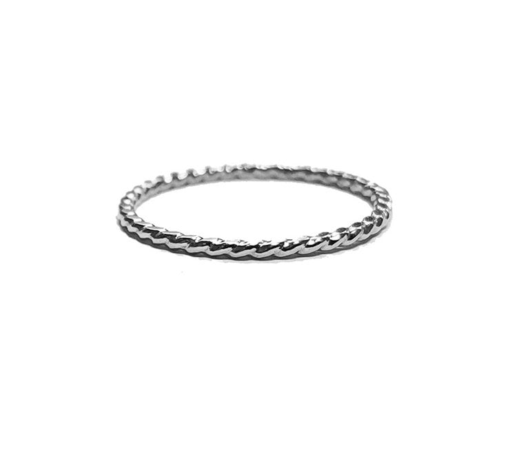 Twisted Sterling Silver Ring